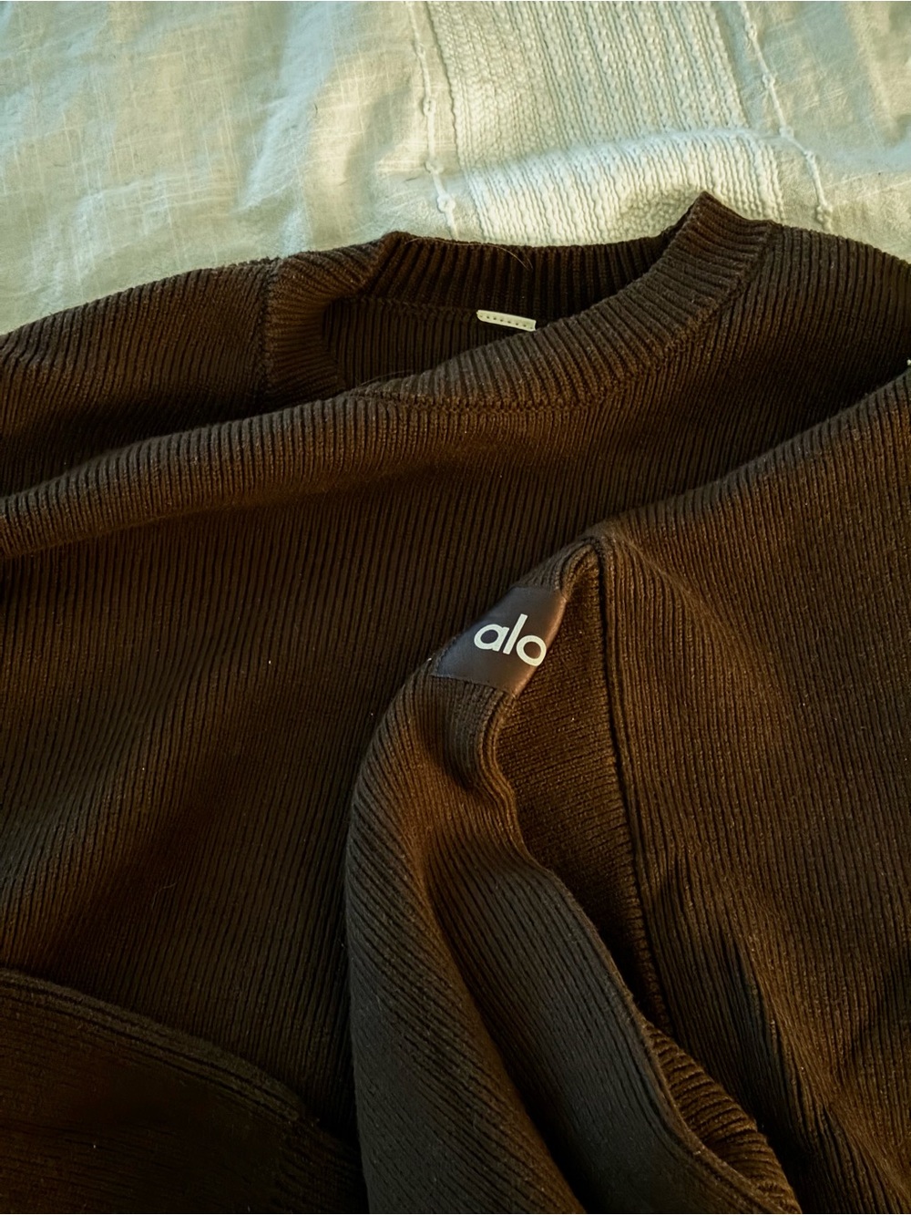 Alo Ribbed Sweater - Picture 3 of 3